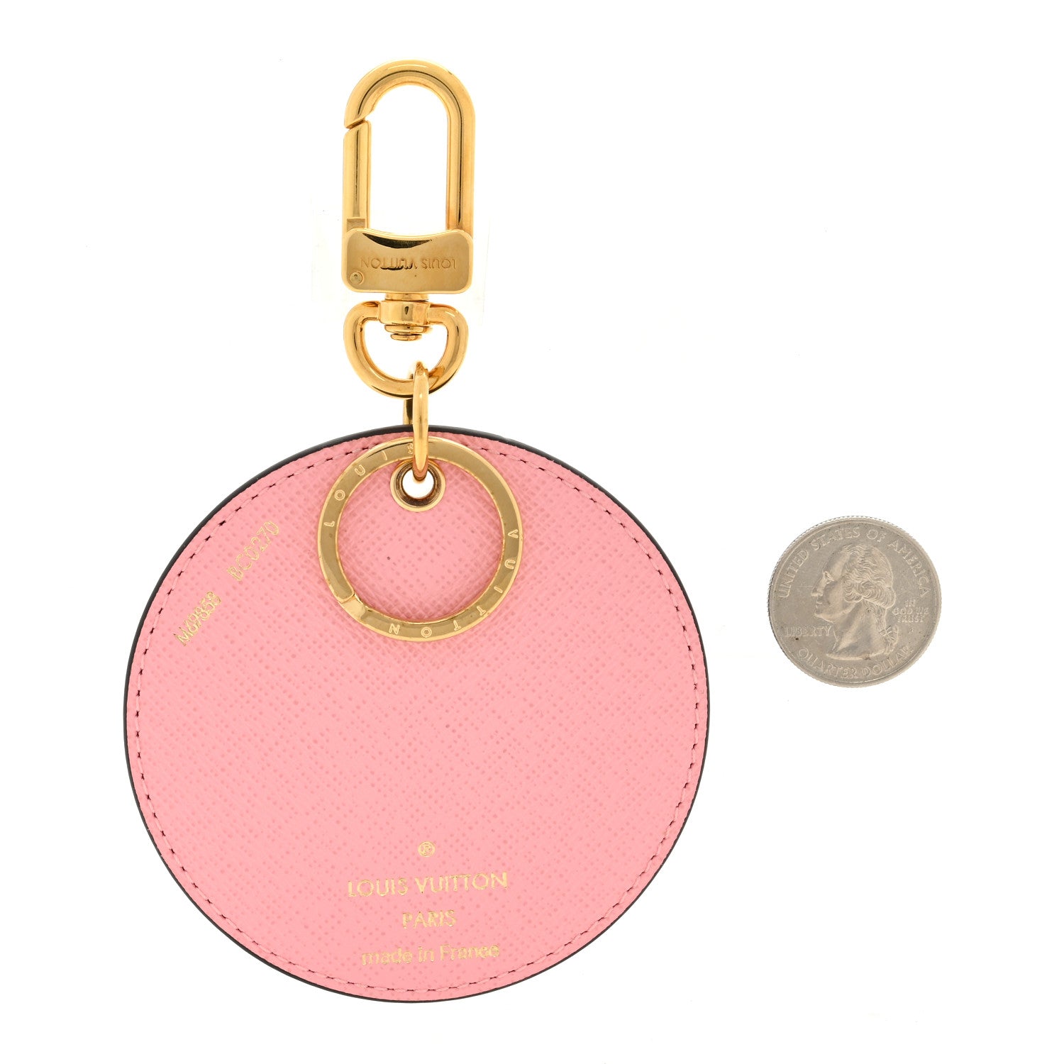 Louis Vuitton Monogram 2020 Christmas Animation Swing Ride Bag Charm Key Ring Pink Poppy 2 of 3