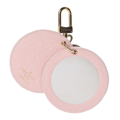 Louis Vuitton Monogram LV Mirror Bag Charm Key Holder Rose Ballerine 3 of 4