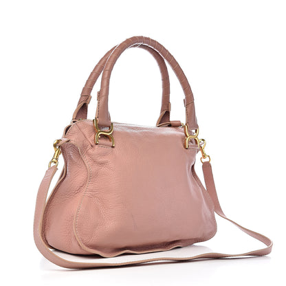 Chloe Calfskin Medium Marcie Satchel Anemone Pink 3 of 19