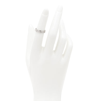 Cartier 18K White Gold 3.5mm LOVE Wedding Band Ring 48 4.5 2 of 4