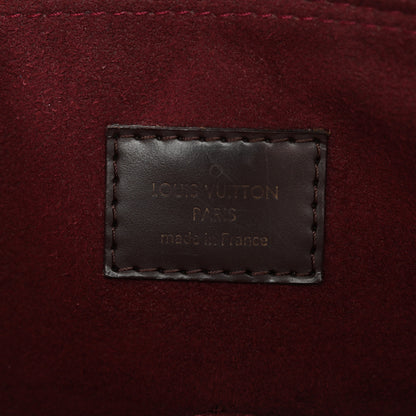 Louis Vuitton Cuir Taurillon Damier Ebene Normandy Bordeaux 7 of 11