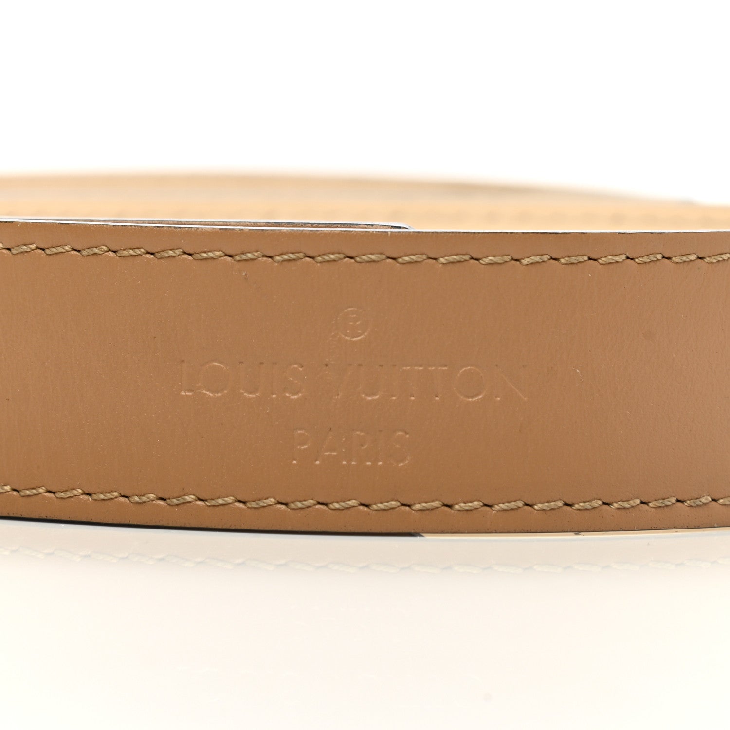 Louis Vuitton Calfskin Tuileries Besace Shoulder Strap Creme Sesame 3 of 5