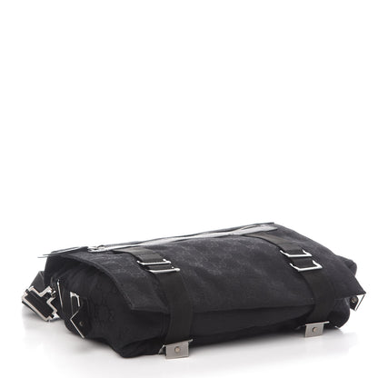 Gucci Monogram Messenger Bag Black 3 of 10