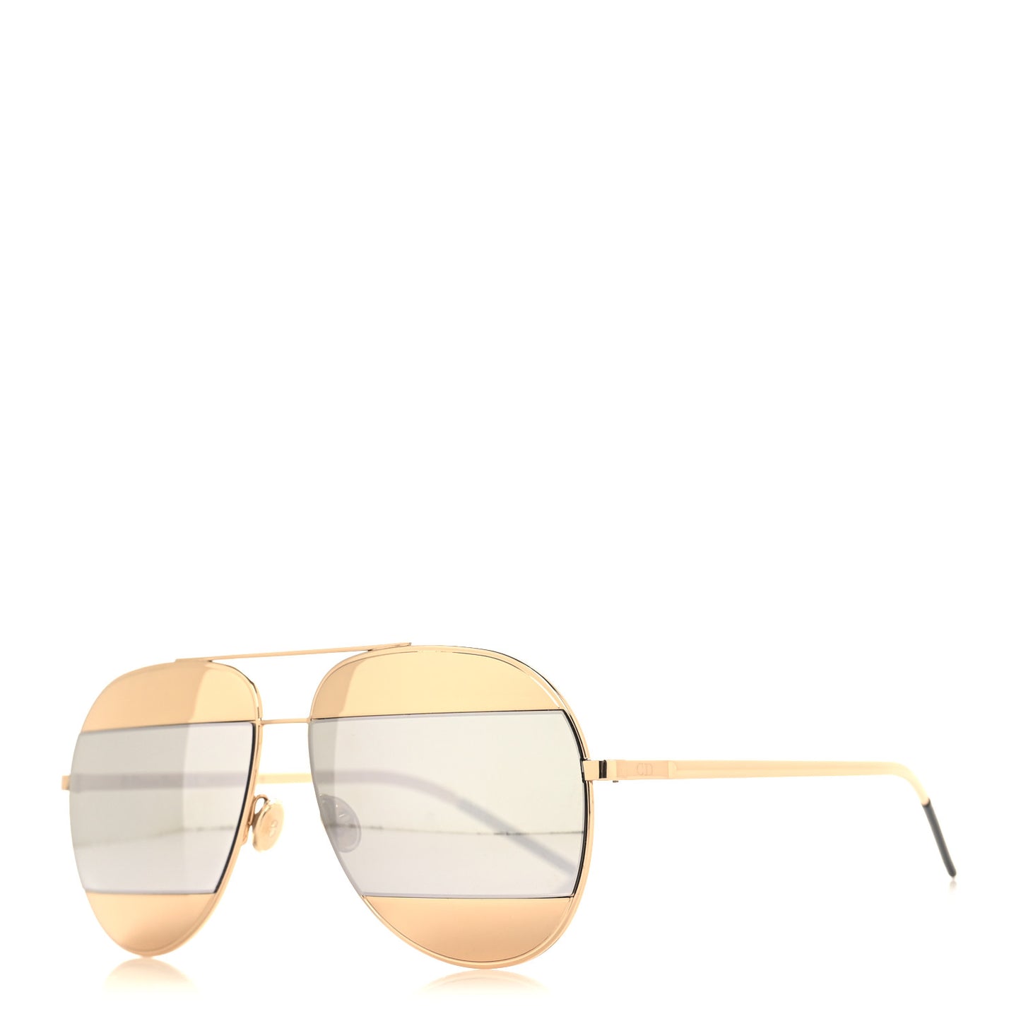 Split 1 Aviator Sunglasses Gold