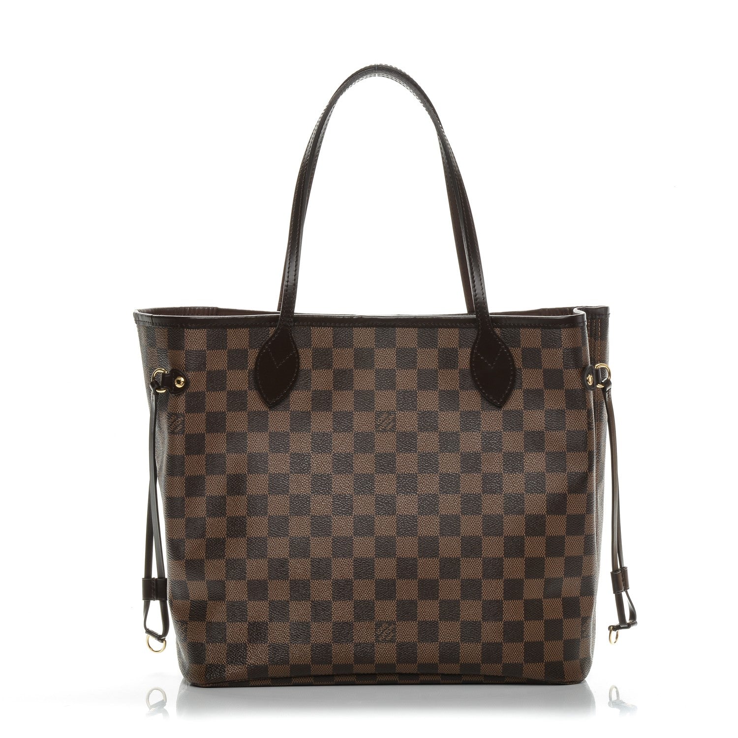 Louis Vuitton Damier Ebene Neo Neverfull MM Rose Ballerine 1 of 7