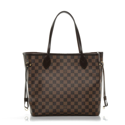 Louis Vuitton Damier Ebene Neo Neverfull MM Rose Ballerine 1 of 7