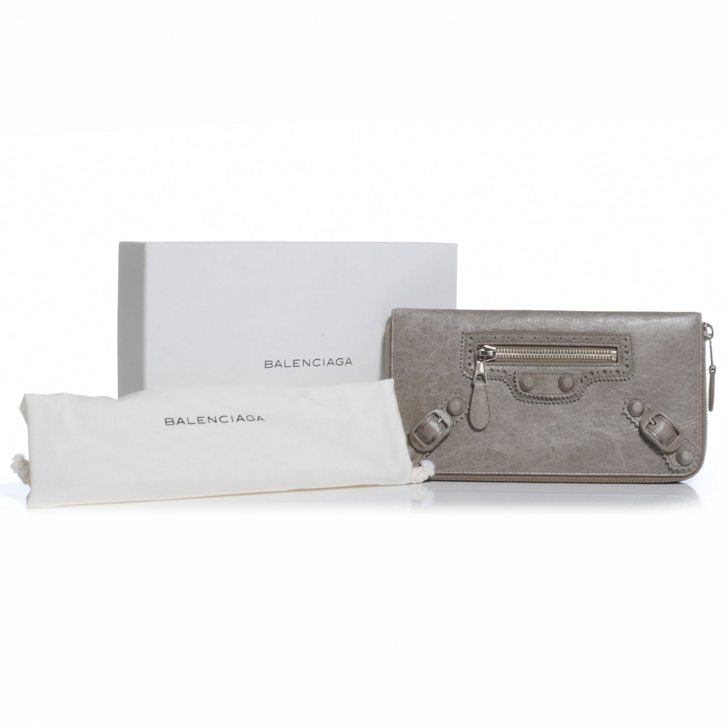 Agneau Giant Brogues Hardware Compagnon Wallet Galet