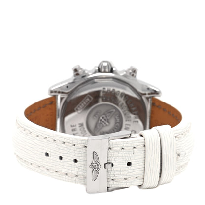 Breitling Stainless Steel Calfskin Diamond Mother of Pearl 39mm Cockpit Chronograph Automatic Watch A13358 3 of 4