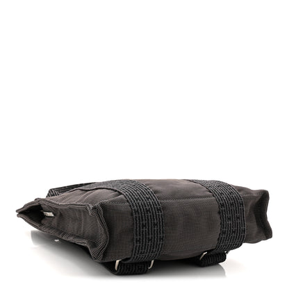 Hermes Canvas Herline Backpack Grey 6 of 17