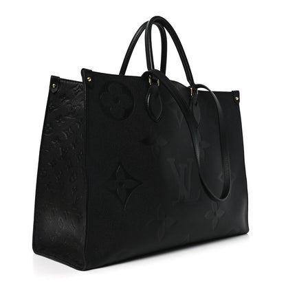 Louis Vuitton Empreinte Monogram Giant Onthego GM Black 3 of 9