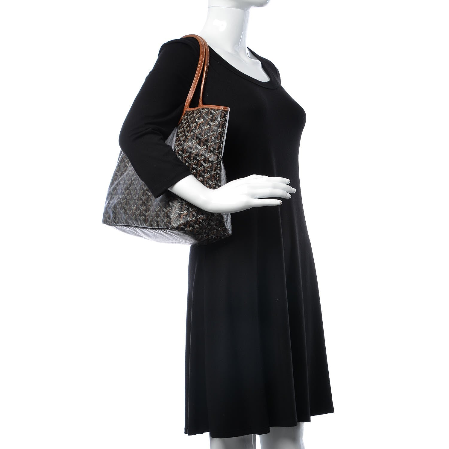 Goyard Goyardine Saint Louis PM Black Gold 2 of 10