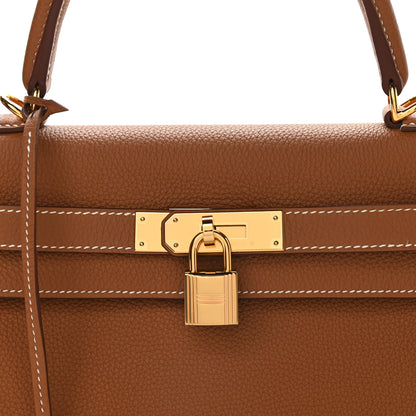 Hermes Togo Kelly Retourne 28 Gold 10 of 10