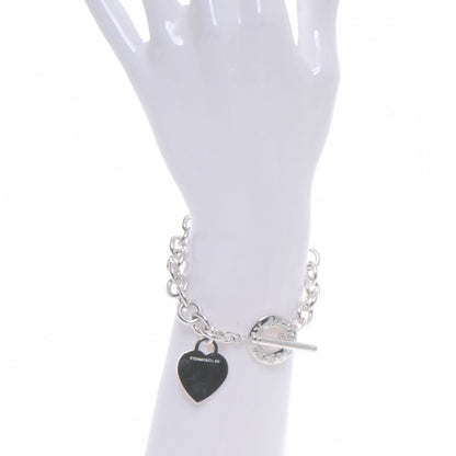Tiffany Sterling Silver Heart Tag Toggle Bracelet 3 of 5