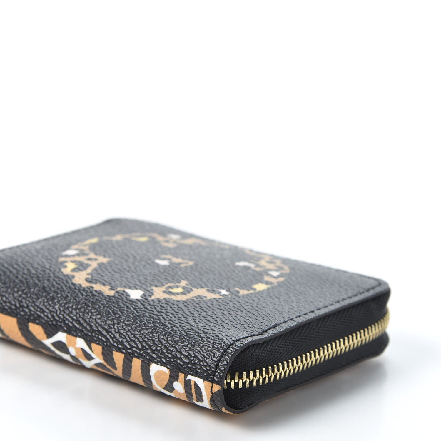 Louis Vuitton Monogram Giant Jungle Zippy Coin Purse Black 6 of 9