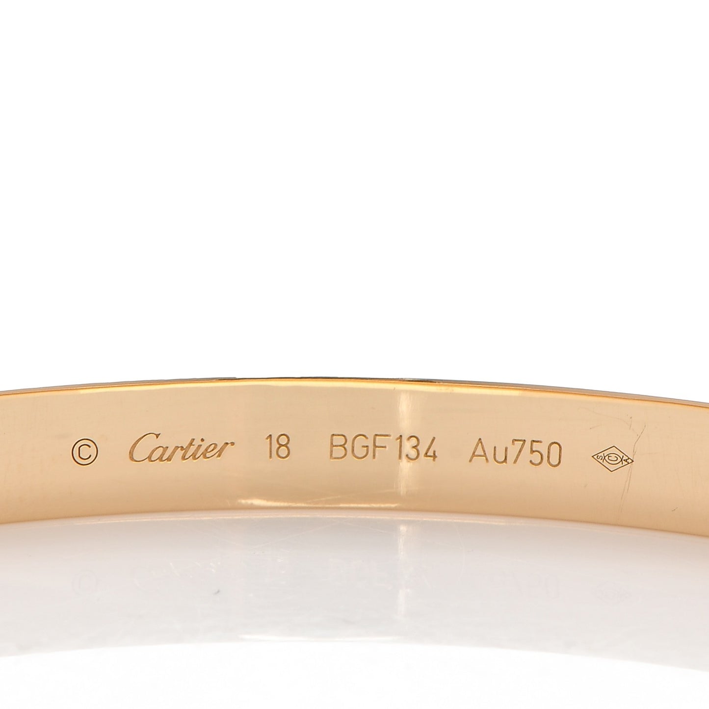 18K Yellow Gold LOVE Bracelet 18