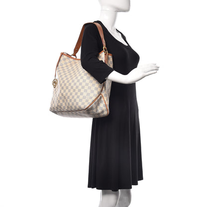 Louis Vuitton Damier Azur Delightful MM Pink 2 of 19