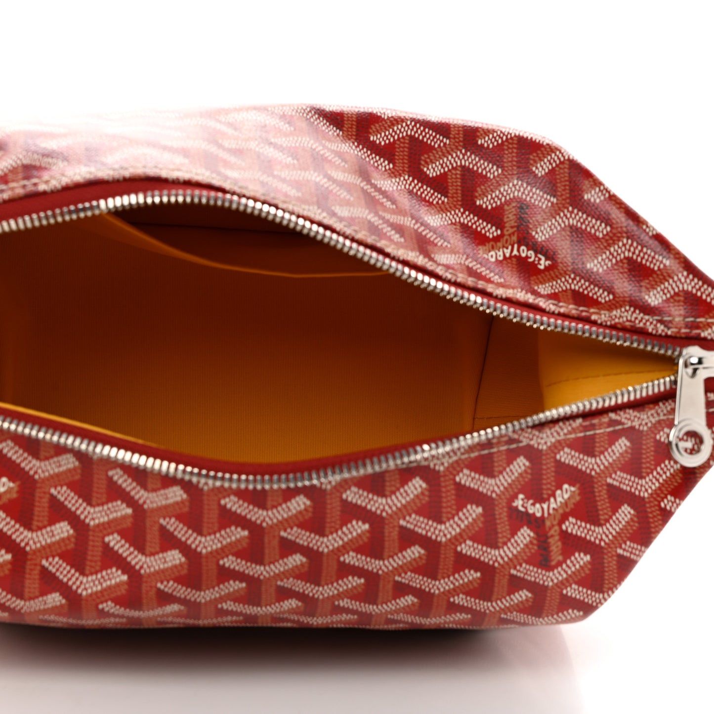 Goyardine Boeing 25 Trousse de Toilette Red