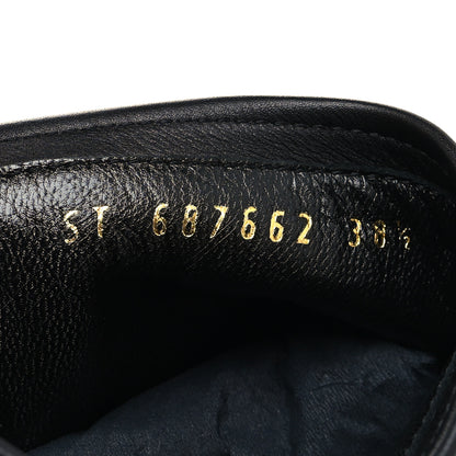 Saint Laurent Calfskin Mina 85 Boots 38.5 Black 6 of 7