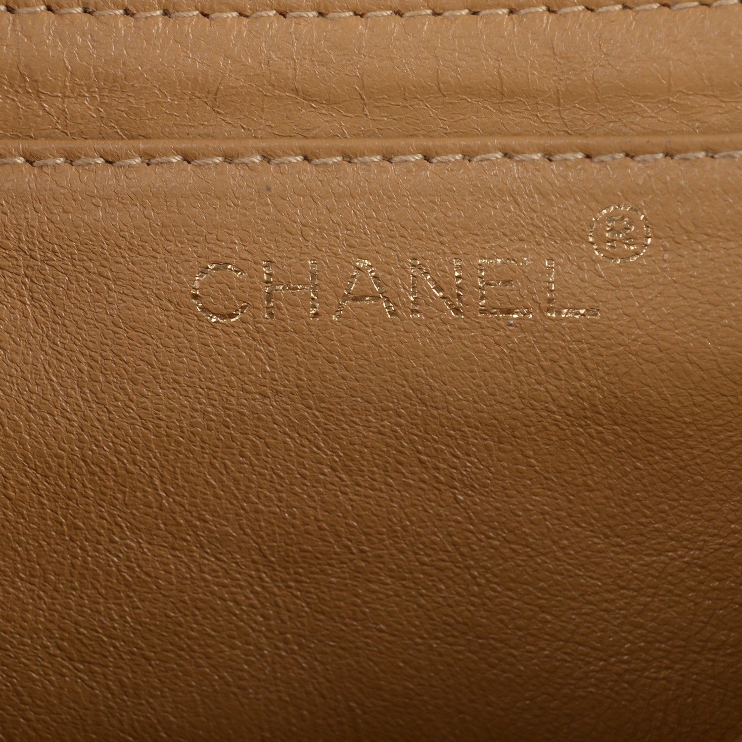 Chanel Lambskin Quilted Jumbo Single Flap Beige 11 of 13