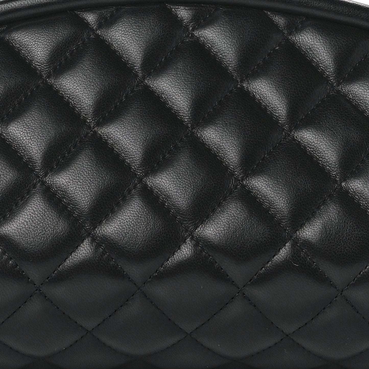Lambskin Quilted Timeless Clutch Black
