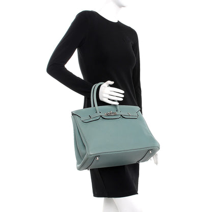 Hermes Swift Birkin 35 Ciel 2 of 36