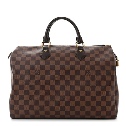 Louis Vuitton Damier Ebene Speedy 35 1 of 10