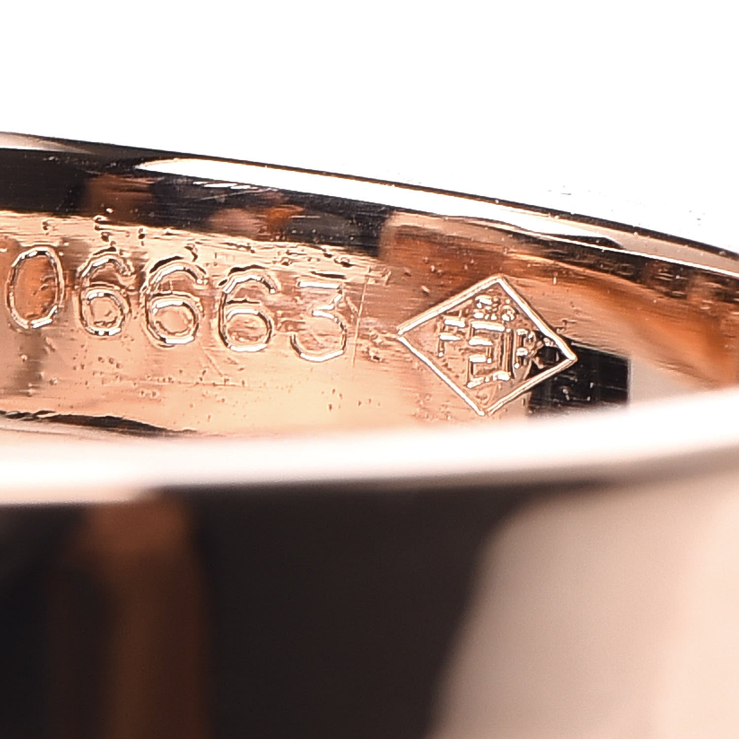 Cartier 18K Pink Gold Rhodolite Garnet Menotte Bypass Ring 50 5.25 7 of 7
