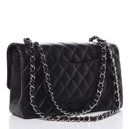 Chanel Caviar Quilted Medium Double Flap Black 3 of 10