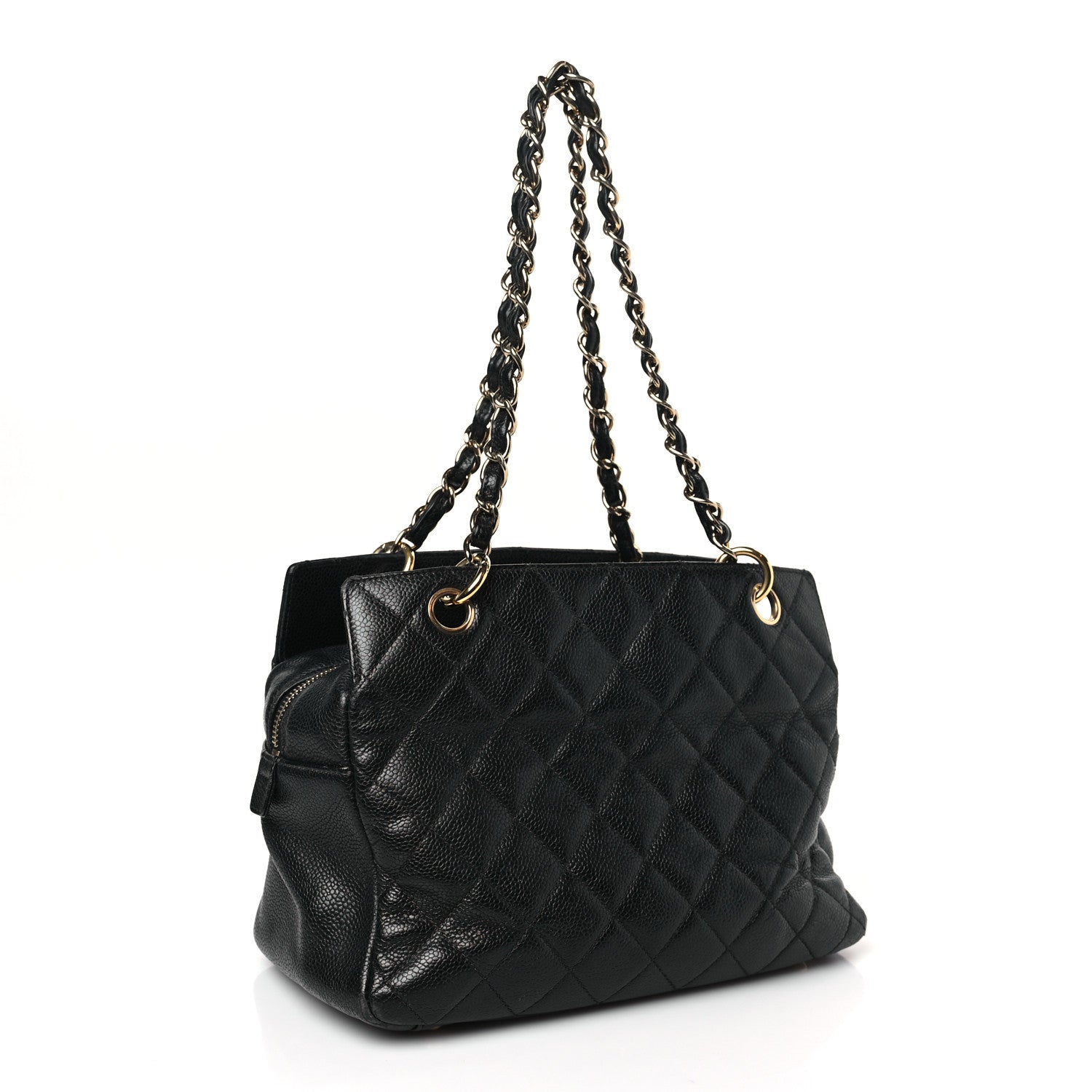 Chanel Caviar Quilted Petit Timeless Tote PTT Black 3 of 11