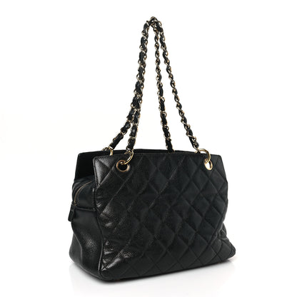 Chanel Caviar Quilted Petit Timeless Tote PTT Black 3 of 11