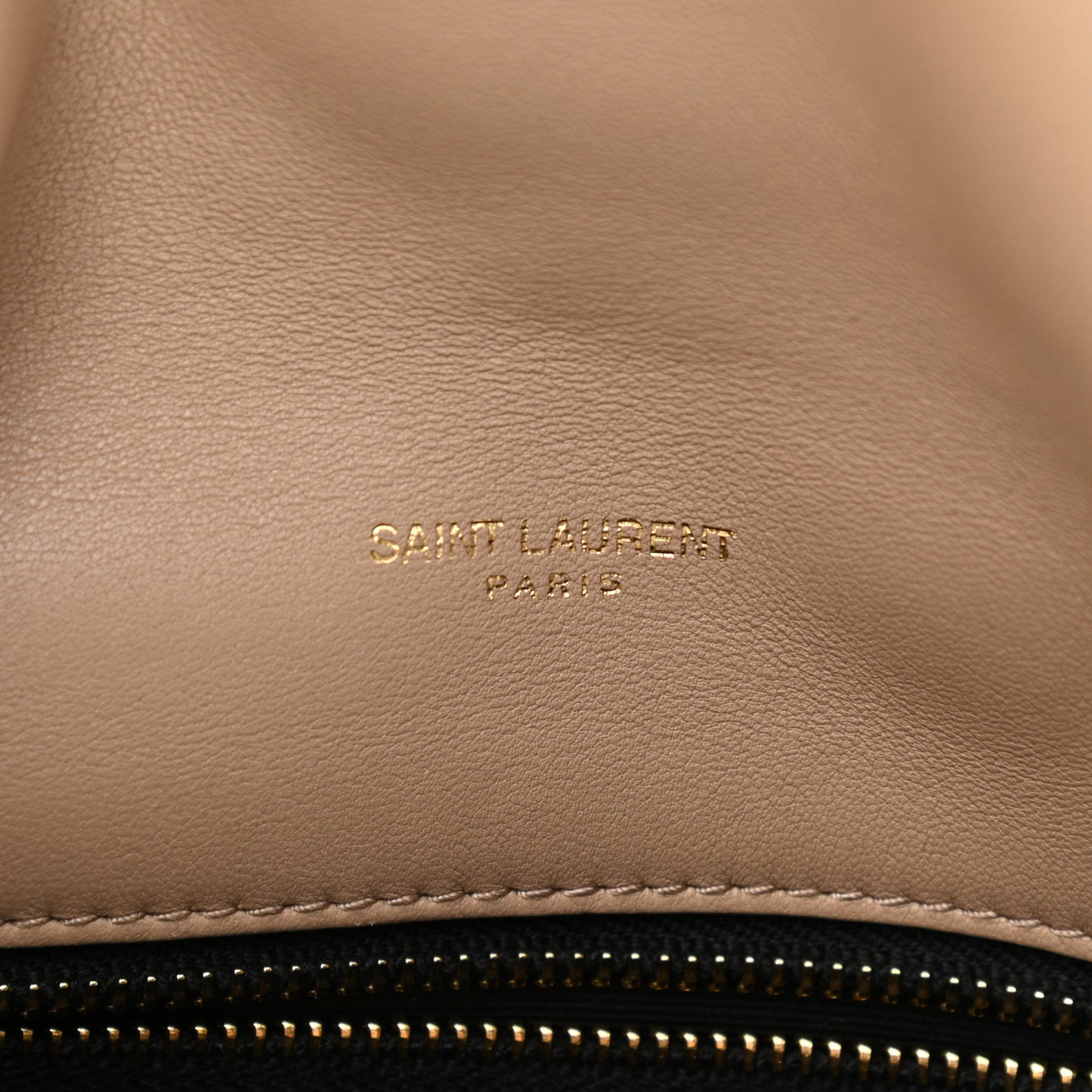Lambskin Quilted Toy Loulou Puffer Monogram Chain Satchel Nude Powder