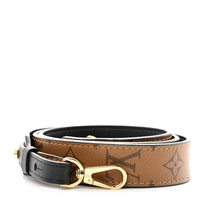 Louis Vuitton Reverse Monogram Bandouliere Shoulder Strap XL Black 1 of 6