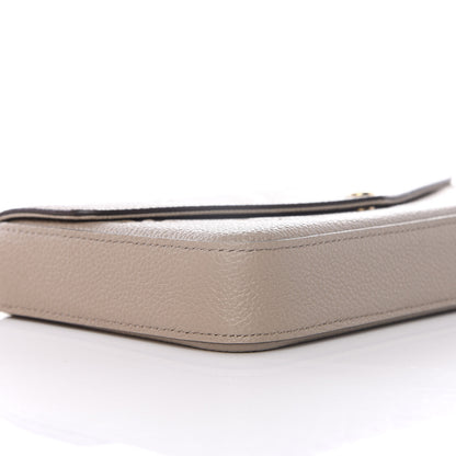 Louis Vuitton Empreinte Monogram Giant Felicie Pochette Tourterelle Creme 8 of 11