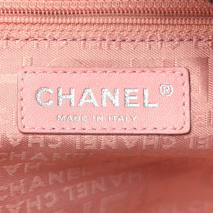 Chanel Caviar Square Stitched Bowler Pink 6 of 11