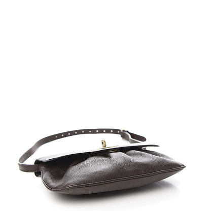 Mulberry Natural Calfskin Shoulder Bag Chocolate 3 of 9