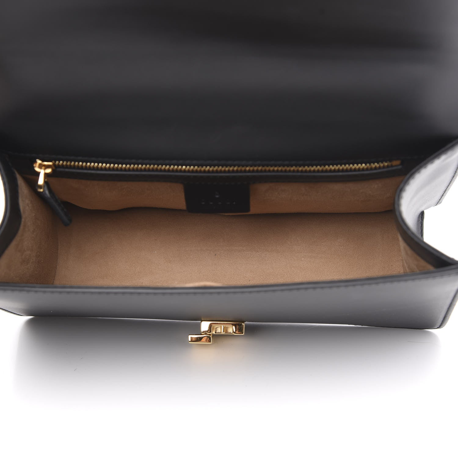 Gucci Calfskin Small Sylvie Shoulder Bag Black 5 of 10
