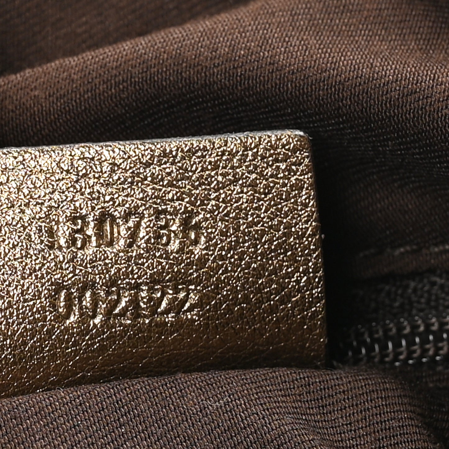 Satin Monogram Medium Abbey Shoulder Bag Bronze