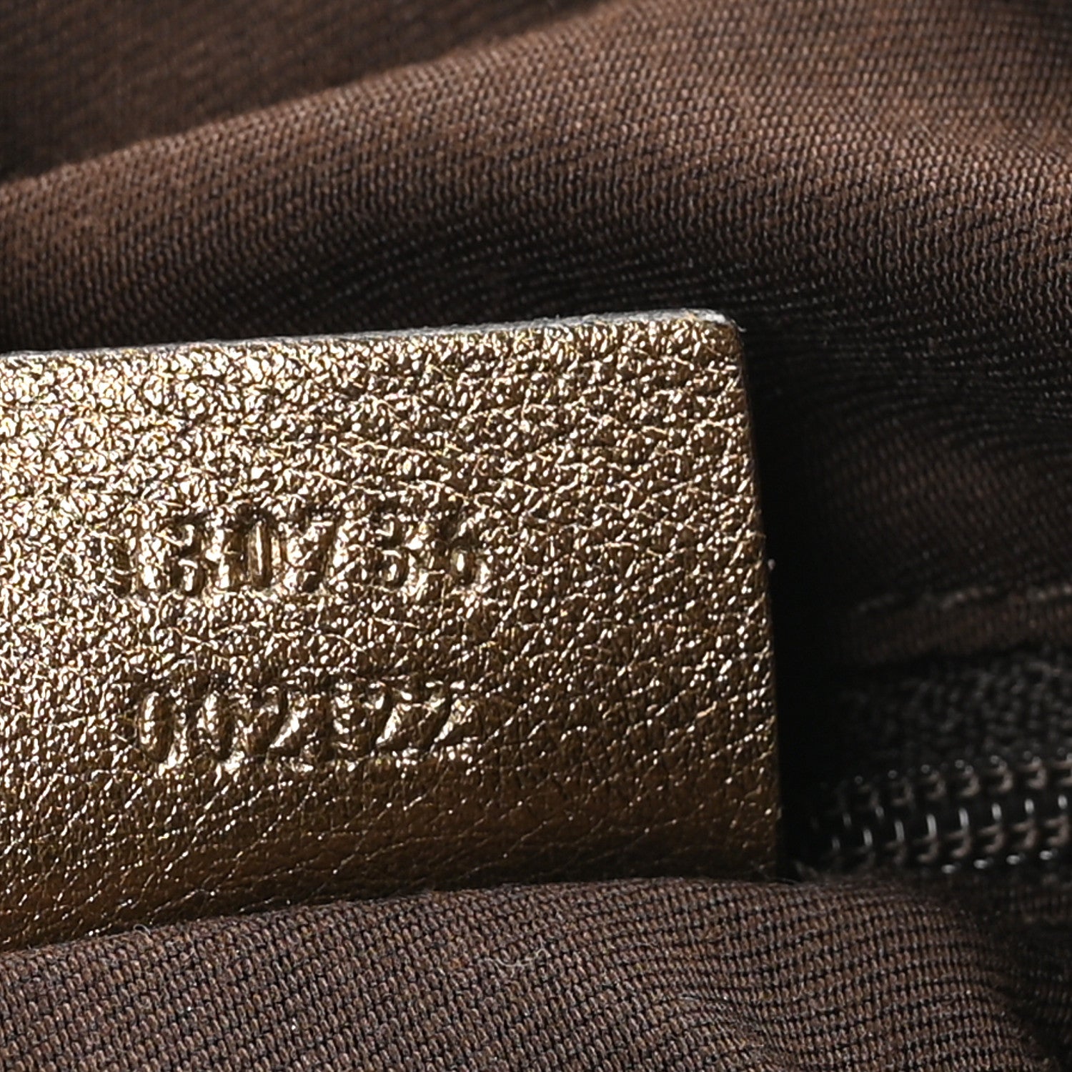 Gucci Satin Monogram Medium Abbey Shoulder Bag Bronze 7 of 10