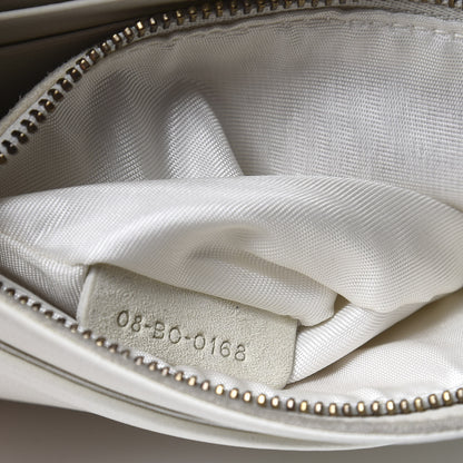 Christian Dior Calfskin Studded Diorama Wallet on Chain Pouch Off White 7 of 13