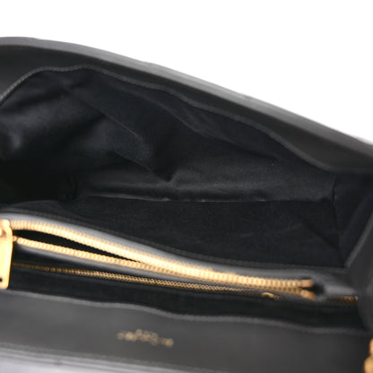Saint Laurent Calfskin Y Quilted Monogram Medium Loulou Chain Satchel Storm 5 of 11