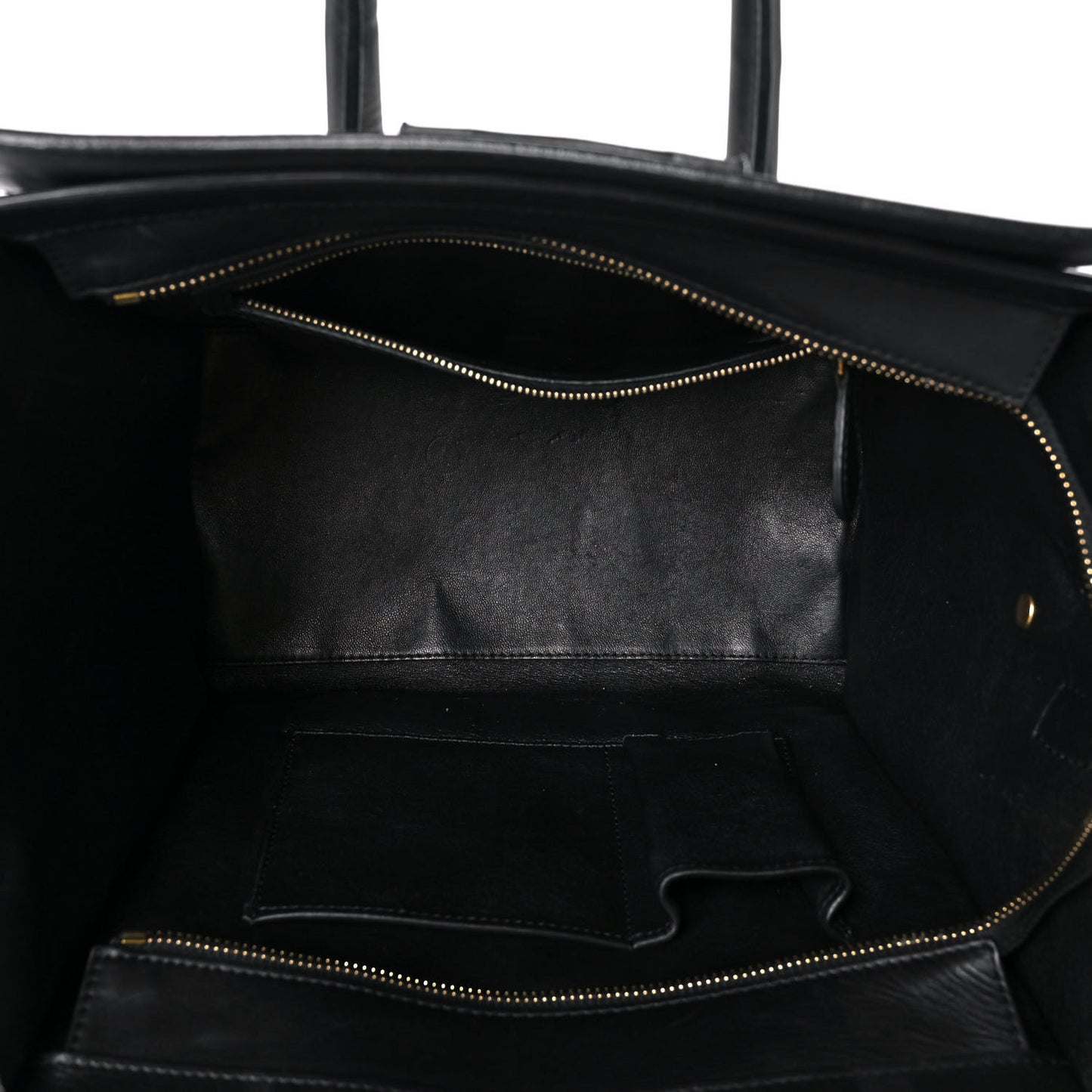 Pony Hair Mini Tri-Color Luggage Ivory Black Brown