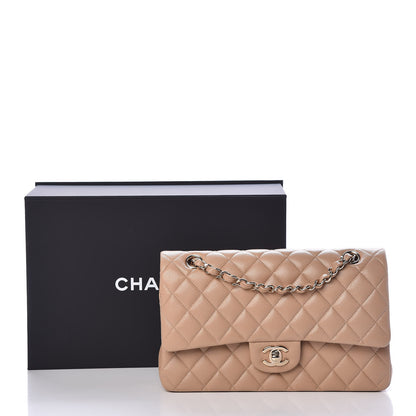 Chanel Caviar Quilted Medium Double Flap Beige 10 of 10