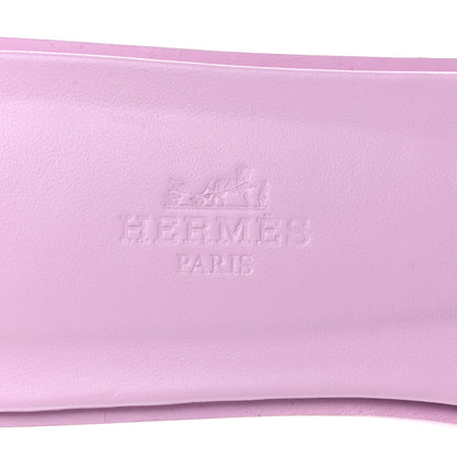 Hermes Epsom Oran Sandals 38 Violet Amethyste 7 of 9