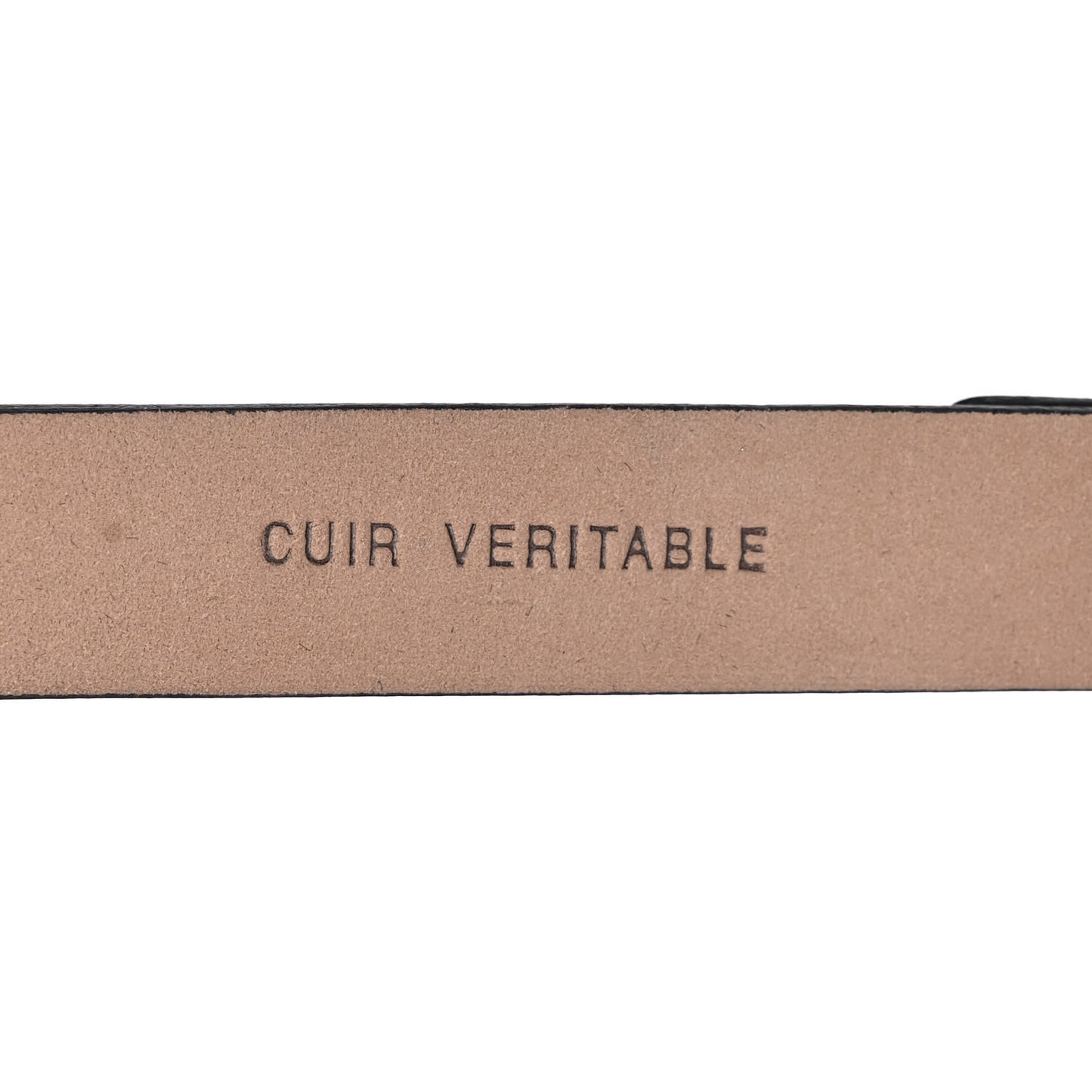 Lambskin CC Chain Belt 85 34 Black Silver