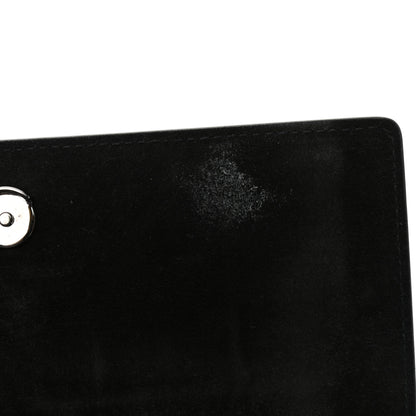 Saint Laurent Glossy Eelskin Medium Monogram Sunset Black 10 of 10
