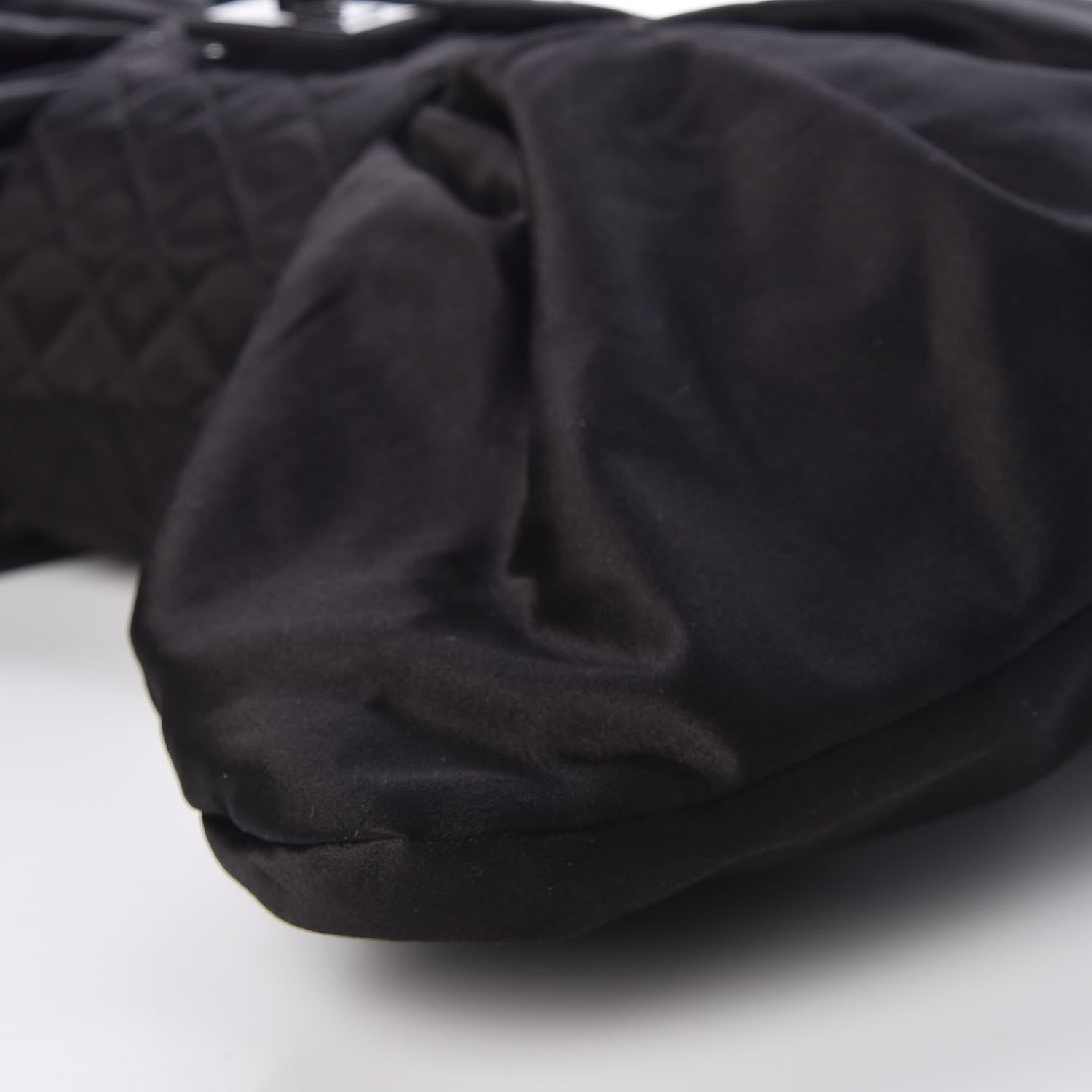 Chanel Satin Large Bow Bag Black 6 of 9