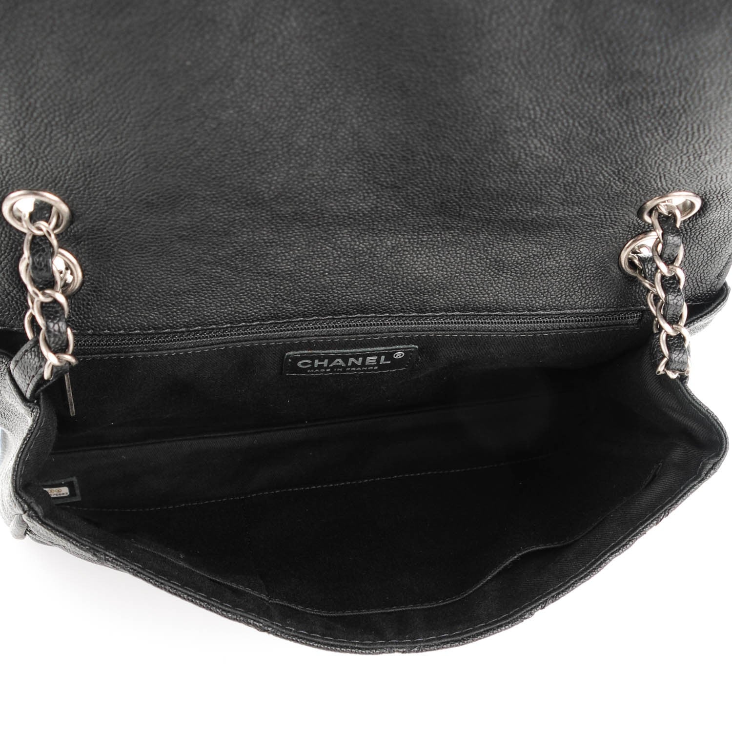 Chanel Grained Calfskin Quilted Messenger Black 5 of 7