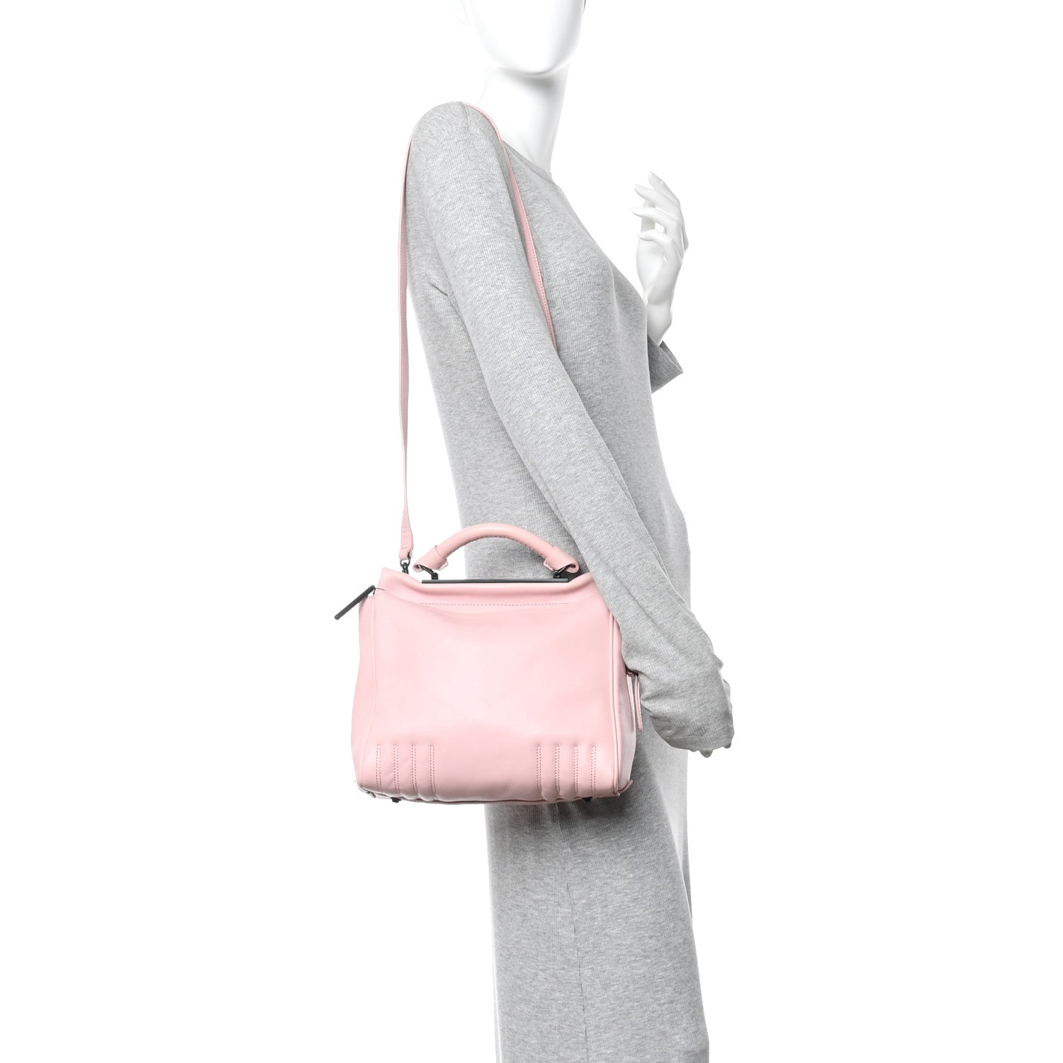 3.1 Phillip Lim Calfskin Small Ryder Satchel Pink 2 of 13