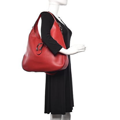 Gucci Calfskin Web Large Dionysus Hobo Red 2 of 11