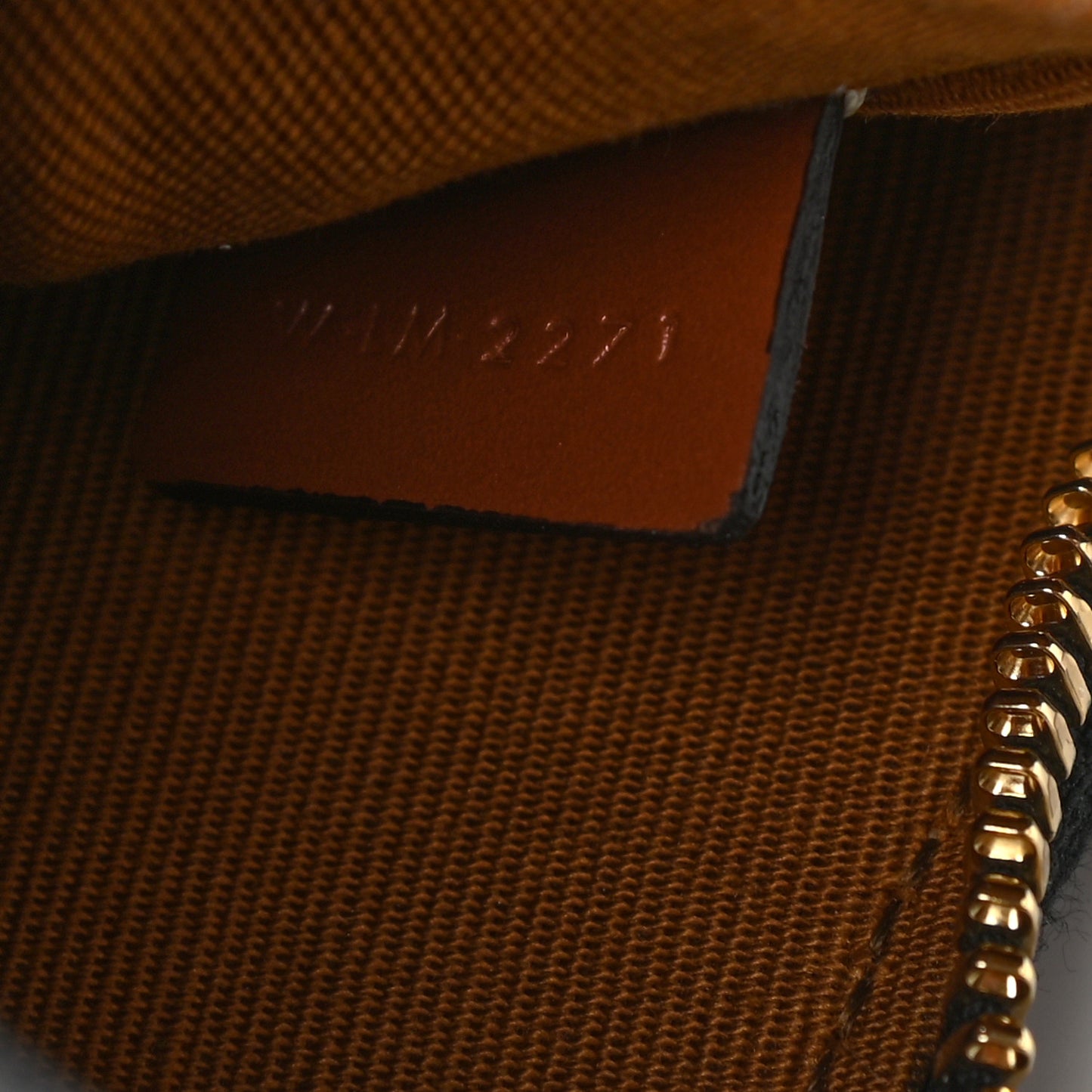 Canvas Calfskin Mini Ava Triomphe Shoulder Bag Tan